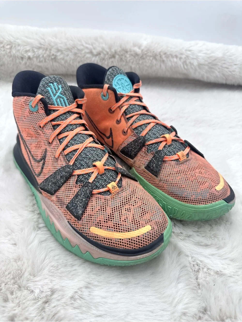 Nike‎ Kyrie 7 Play for the Future Men's Size 12 Atomic Orange Black